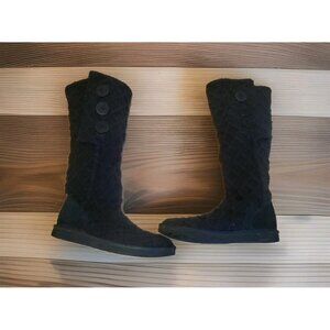UGG Lattice Cardy Boots Women’s Size 7‎ Black